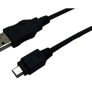 Câble Logilink USB 2.0 5-pin mini USB 3m (CU0015) - Noir