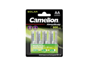 Pack of 4 Camelion Always Ready Mignon AA 600mA rechargeable batteries