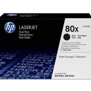 HP 80X Cartouche laser 13800 pages Noir CF280XD