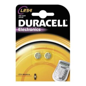 Pack de 2 piles bouton Duracell LR54 (AG10)