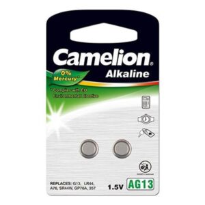 Pack de 2 piles Alkaline Camelion AG13