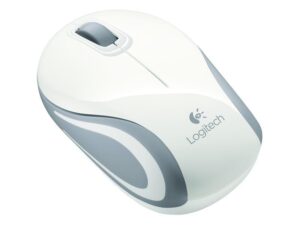 Logitech M187 Mini Mouse Wireless Bianco 910-002735