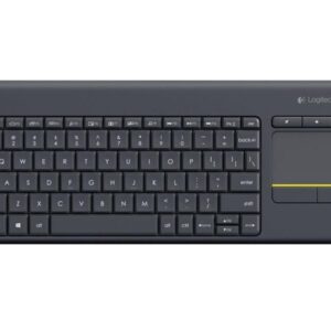 Clavier QWERTY Logitech sans fil Touch Keyboard K400 Plus Noir - 920-007127