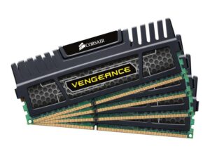 Barette mémoire Corsair Vengeance DDR3 1600MHz 32Go (4x 8Go) Black CMZ32GX3M4X1600C10