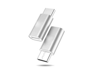 Adaptateur microUSB - USB Type-C  (Argenté)