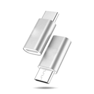 microUSB - USB Type-C Adapter (Silver)