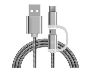 Reekin Chargeur 2 en 1 (USB Micro & Type-C) - 1