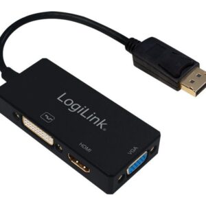 Adaptateur LogiLink 4K vers DVI/HDMI/VGA (VG0109)