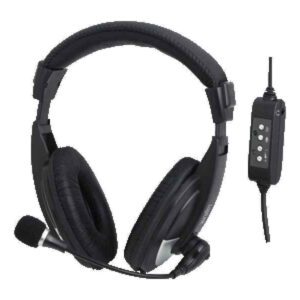 LogiLink HS0019 Binaural Bandeau Noir Casque audio HS0019