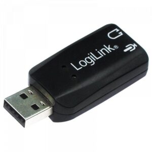 Logilink USB-Audio/Soundkarten-Adapter mit virtuellem 3D-Soundeffekt (UA0053)