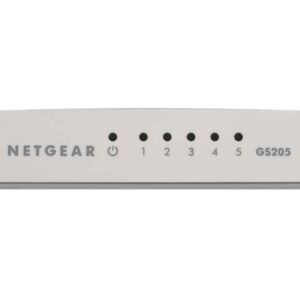 Netgear Switch 5 ports Gigabit Ethernet pour télétravail / TPE GS205-100PES