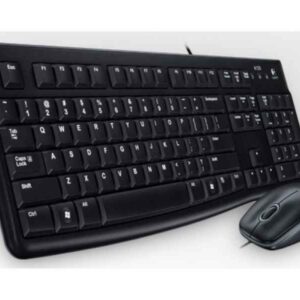 Logitech German Keyboard QWERTZ Desktop MK120 - DE USB Black 920-002540