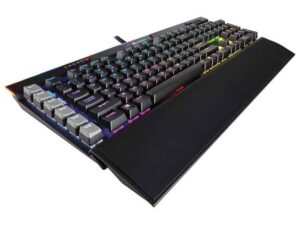German Keyboard QWERTZ Corsair K95 RGB Platinum USB CH-9127014-DE (Black)