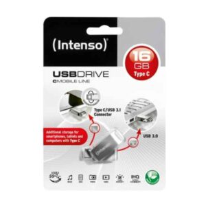 Clé USB 16Go Intenso CMobile Line Type C OTG sous Blister