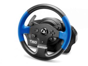 Volant + pédales ThrustMaster T150 Force Feedback PC - PlayStation 4 - Playstation 3 416 (Noir - Ble