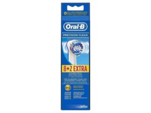 Pack de 8+ 2 brossettes de rechange Oral-B Precision Clean