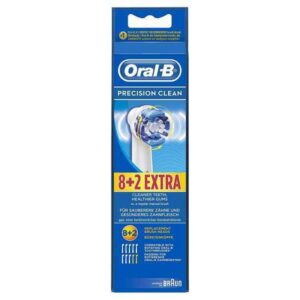 Pack de 8+ 2 brossettes de rechange Oral-B Precision Clean