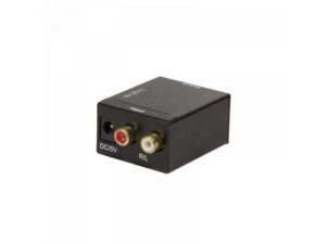 Convertisseur audio analogique vers numérique coaxial L/R Toslink (CA0102)
