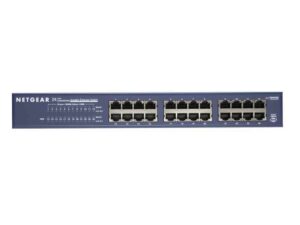 Netgear 24-port Gigabit Rack Mountable Network Switch Commutateur de réseau non géré Bleu JGS524-200