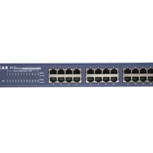 Netgear 24-port Gigabit Rack Mountable Network Switch Commutateur de réseau non géré Bleu JGS524-200