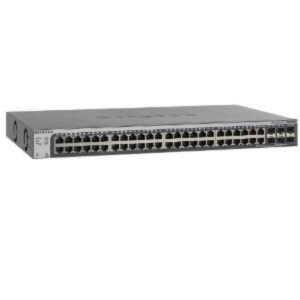 Commutateur de réseau Netgear L3 Noir Switch - WLAN 1 Gbps Rack Module GS752TSB-100EUS