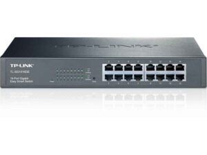 Commutateur de réseau géré TP-LINK L2 Gigabit Ethernet (10/100/1000) TL-SG10 (Noir)