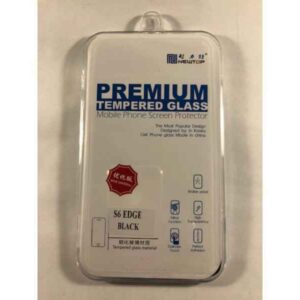 Protection écran en verre 9H Premium pour Samsung S6 Edge PLUS Black RETAIL