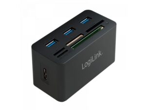 HUB USB 3.0 avec lecteur de carte mémoire tout-en-un Logilink (CR0042)