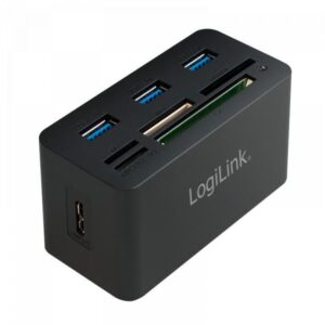 HUB USB 3.0 con lector de tarjetas de memoria todo en uno Logilink (CR0042)