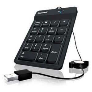 KeySonic ACK-118BK clavier numérique USB Universel Noir 22084
