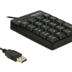 Delock 12481 clavier numérique USB Universel Noir 12481