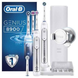Brosse à dents électrique Oral-B Genius 8900 avec 2 manches