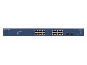 NETGEAR Smart Switch Gigabit Ethernet 16 ports avec 2 ports SFP dédiés GS716T-300EUS