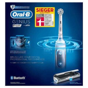 Brosse à dents électrique Oral-B Genius 9100S Blanche