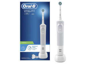 Brosse à dents électrique Oral-B Vitality 100 Cross Action Blanc