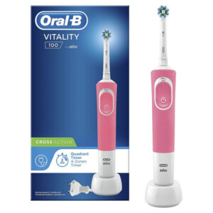 Brosse à dents électrique Oral-B Vitality 100 Cross Action Rose