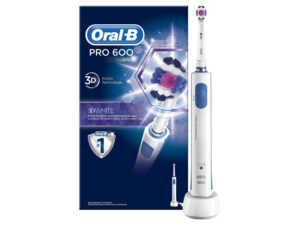 Brosse à dents électrique Oral-B PRO 600 3D Bleue/blanche