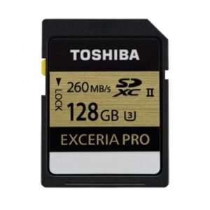 Toshiba Carte SD Exceria Pro N101 UHS2 U3 128GB THN-N101K1280E6