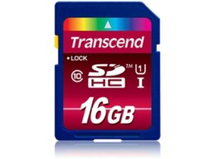 Transcend SD Card 16GB SDHC UHS-I 600x TS16GSDHC10U1