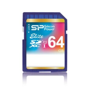 Silicon Power SD Card 64GB UHS-1 (Elite Class) 10 Retail SP064GBSDXAU1V10