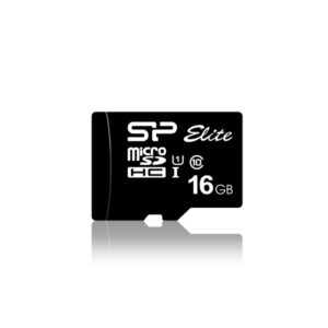 Silicon Power Micro SDCard 16GB UHS-1 Elite/Cl.10 W/Adap SP016GBSTHBU1V10SP