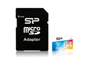 Silicon Power MicroSDXC 64GB UHS-1 Elite/cl. 10 w/Adapt/ SP064GBSTXBU1V20SP