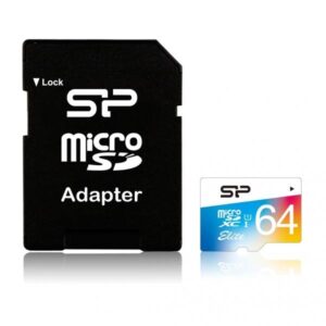 Silicon Power MicroSDXC 64GB UHS-1 Elite/cl. 10 w/Adapt/ SP064GBSTXBU1V20SP
