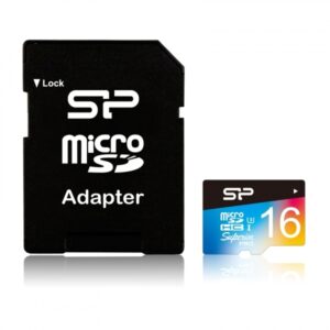 Silicon Power MicroSDHC 16GB UHS-3 Sup.UHS-1U3 w/Adap. SP016GBSTHDU3V20SP