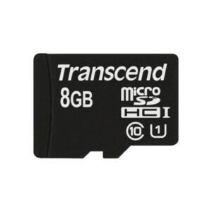 Transcend MicroSD/SDHC Card 8GB UHS1 w/ adapter TS8GUSDU1