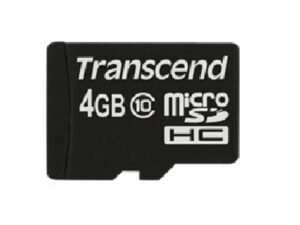 Transcend MicroSD Card 4GB SDHC Cl. (ohne Adapter) TS4GUSDC10
