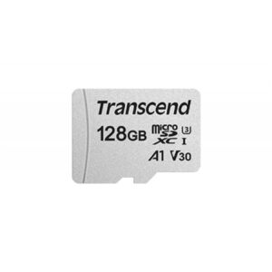 Tarjeta Transcend MicroSD/SDHC 128GB USD300S-A con adaptador TS128GUSD300S-A