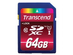 Transcend SD Card 64GB SDXC UHS-I 600x TS64GSDXC10U1