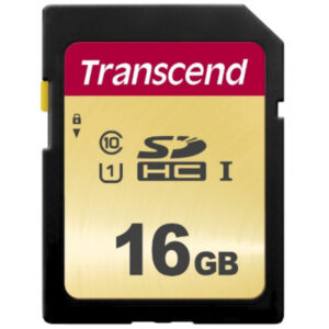 Transcend SD Card 16GB SDHC SDC500S 95/60 MB/s TS16GSDC500S