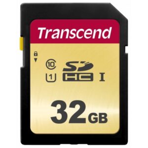 Transcend SD Card 32GB SDHC SDC500S 95/60 MB/s TS32GSDC500S